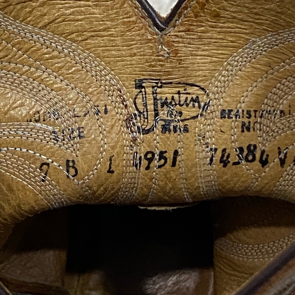 Justin Western Cowboy Boots - Picture 6 of 10